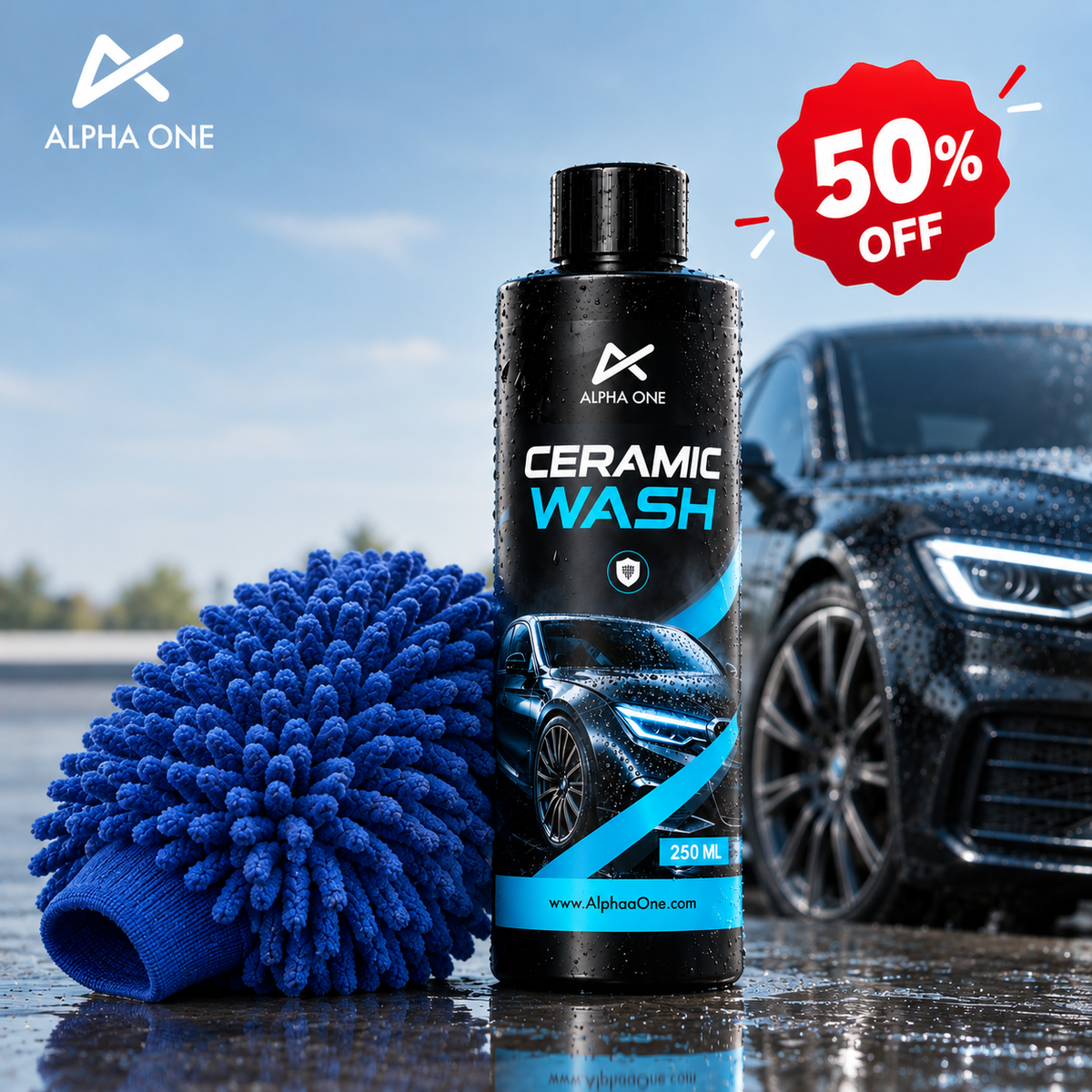 Ceramic Wash & Gloves